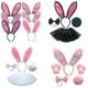 thumbnail image 2 of Diadema con orejas de conejo de Pascua, diadema de conejito de Halloween, horquilla para el pelo con forma de conejo blanco para niños y adultos, 2 of 6