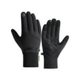 thumbnail image 1 of Winter Gloves for Men Outdoor Riding Touch Screen Texting Windproof Warm Sports Work Gloves for Cold Weather Anti-Slip Pvc Palm Fleece Lining, 1 Pair of Gloves, 1 of 4