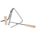thumbnail image 1 of DECORNIJIA Triangle Percussion Instrument for Shops 1 Set 7.94X4.32X0.24in, 1 of 7