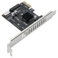 thumbnail image 2 of Adapter Card, Compact Small PCIE Adapter Long Service Life PCIE To USB 3.1 Easy Installation  For Desktop Computers, 2 of 8
