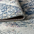 thumbnail image 6 of JONATHAN Y MDP203A-8 Modern Persian Boho Vintage Cream/Blue 8 ft. x 10 ft. Area Rug, Bohemian Traditional, Pet Friendly, Stain Resistant, Easy to Clean, for Living Room; Kitchen, Bedroom, 6 of 9