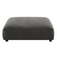 thumbnail image 6 of Solace Modular Upholstered Fabric Ottoman in Charcoal, 6 of 7