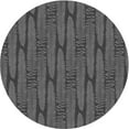 thumbnail image 1 of Ahgly Company Indoor Round Patterned Platinum Gray Area Rugs, 3' Round, 1 of 6