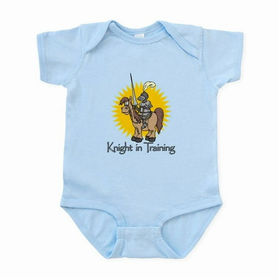 CafePress - Knight In Training Infant Bodysuit - Baby Light Bodysuit, Size Newborn - 24 Months
