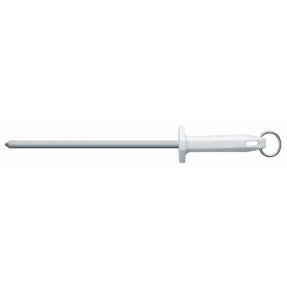 Mundial W3303-10 White Round Regular Cut 10 Knife Sharpening Steel