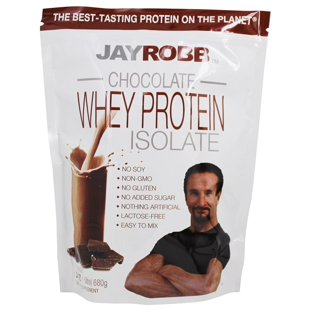Jay Robb Whey Protein Isolate Powder Chocolate 1.5 lbs. Walmart