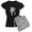 With Gray Camo Pant, variant on - Shark Attack - Women's Dark Pajamas
