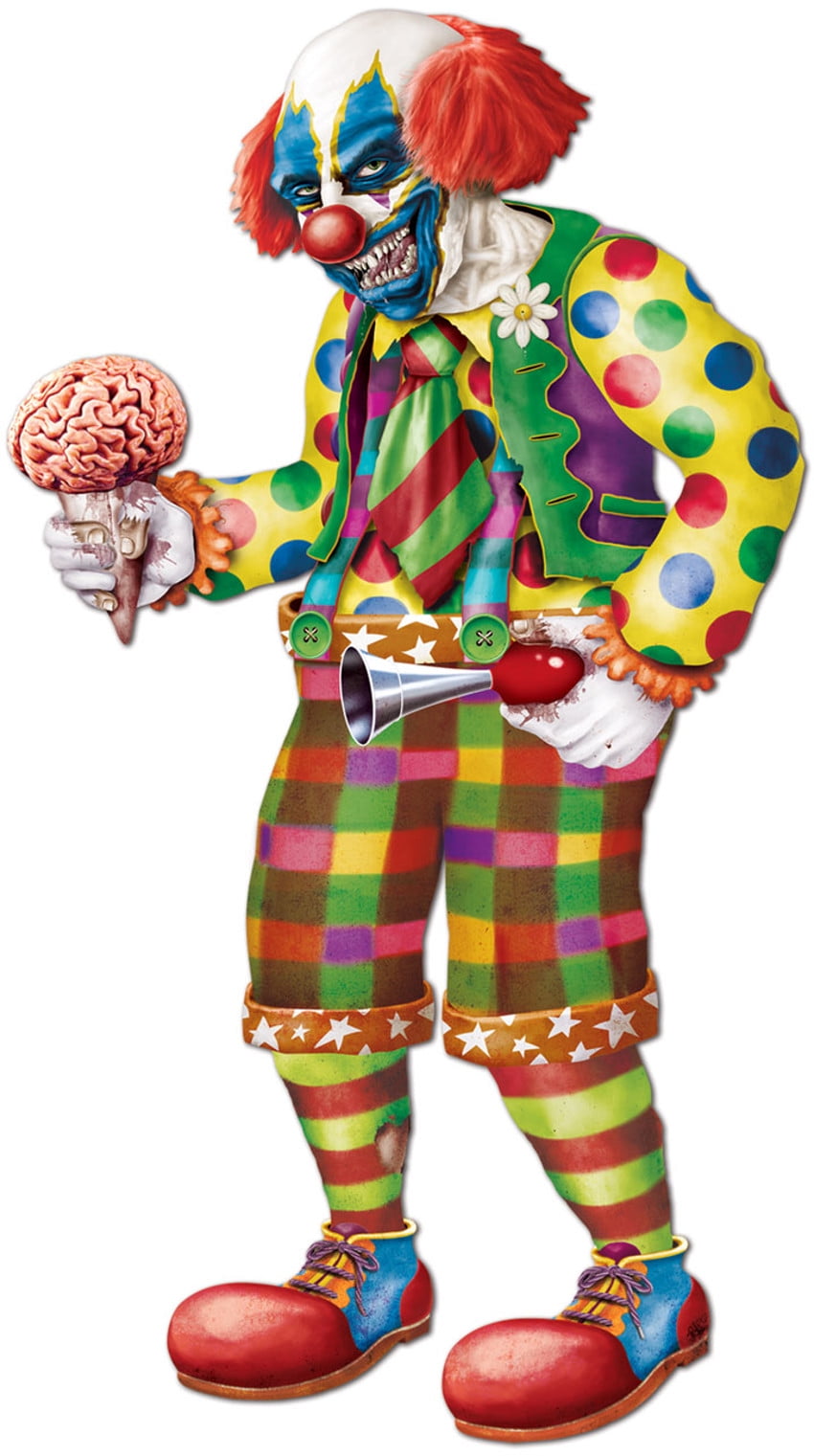 Beistle 5' 6"" Jointed Zombie Clown 01454