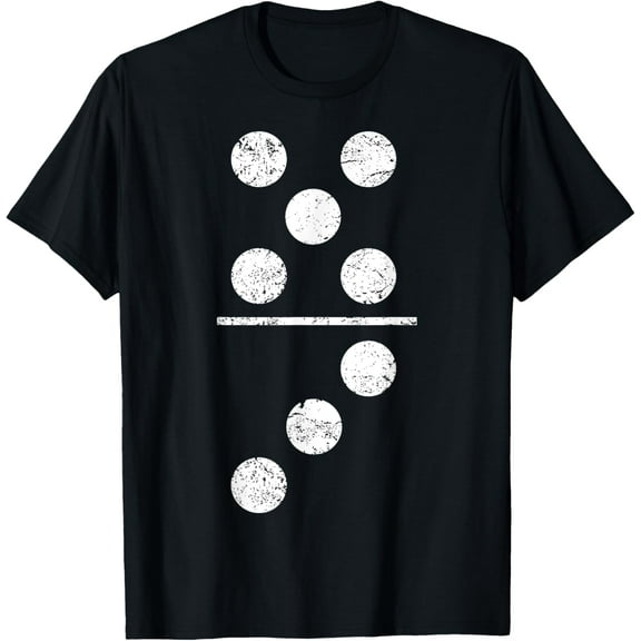 Domino Game TShirt Tile Pieces Trendy Group Family Matching T-Shirt