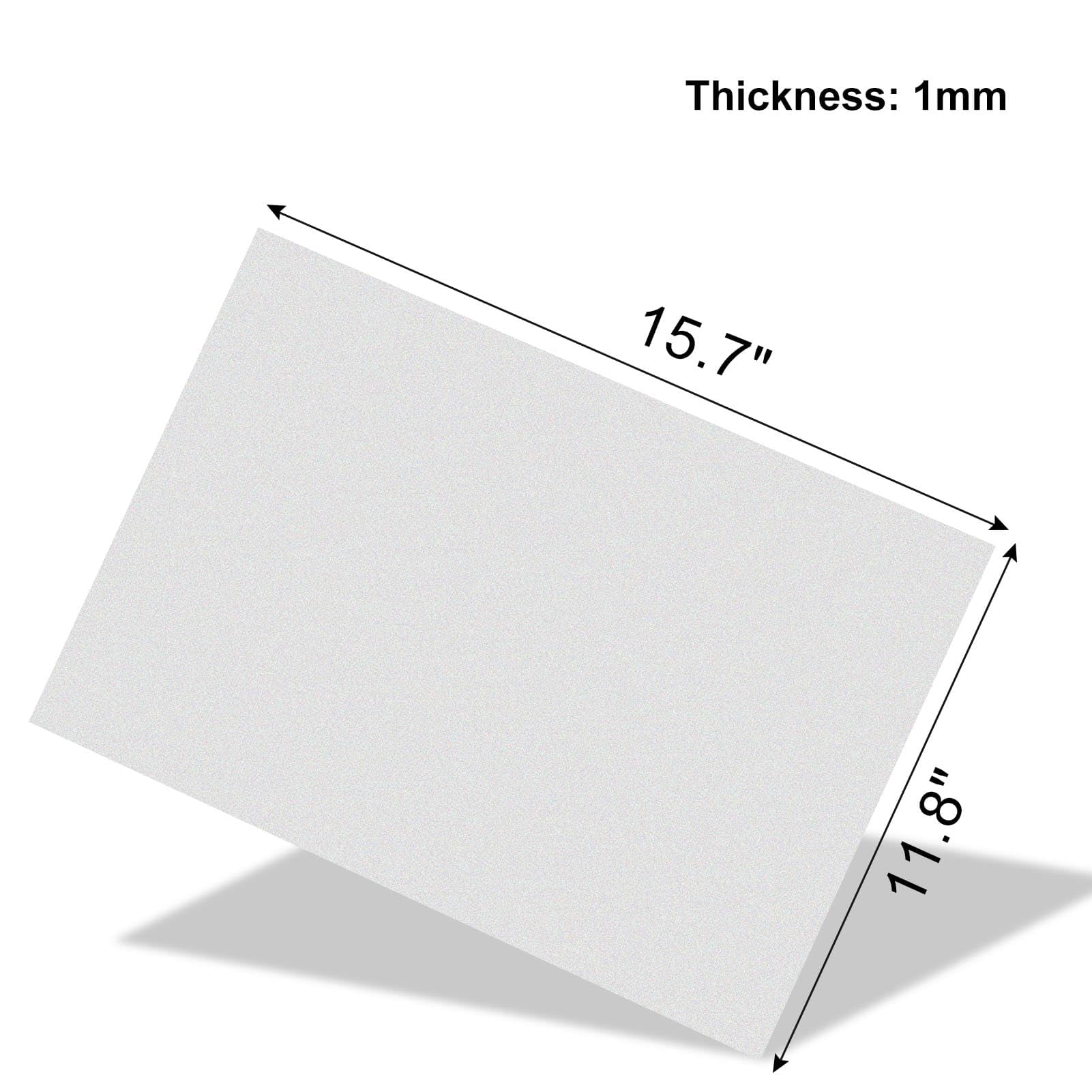 24 PCS White EVA Foam Sheets 1mm Thick 15.7 x 11.8 Inches Craft Foam Paper for for Card Making, Crafting, DIY Project, Stamp, Scrapbooking, Cosplay