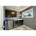 thumbnail image 2 of Design House 612689 Shorewood 2-Door Laundry Cabinet with Solid White Laundry Sink, Ready to Assemble, 25x37x22, Espresso, 2 of 14