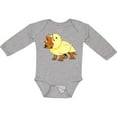 thumbnail image 3 of Inktastic Easter Duck Triceratops Boys or Girls Long Sleeve Baby Bodysuit, 3 of 5