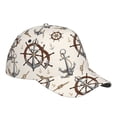 thumbnail image 3 of Disketp Anchor With Rope Print Baseball Caps For Outdoor Sports Fashion Casual Outdoor Caps Men Women, 3 of 9