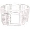 thumbnail image 1 of Panel Octagonal Plastic Pet Pen Fence Enclosure With Gate cm L x cm W x cm H, 1 of 7