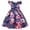 Blue, variant on Staki Baby Tulle Dress Girl Summer Dress Casual A-line Flutter Ruffle Sleeve Double Layer Flowy Dress 2-10Y(Blue,2-3 Years)