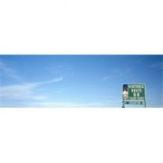 Panoramic Images  Low angle view of a road sign board Route 66 Arizona USA Poster Print by Panoramic Images - 36 x 12