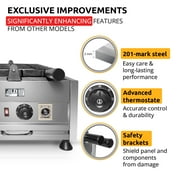 ALDKitchen Walnut-Shape Waffle Maker | Stuffed Waffle Iron | 23 Nut Waffles | 110V