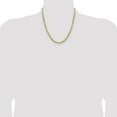 thumbnail image 4 of Primal Gold 14 Karat Yellow Gold 4mm Semi-solid Diamond-cut Rope Chain, 4 of 4