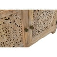 thumbnail image 5 of Waverly 2 Door Solid Wood Accent Cabinet with Hand-Carved Doors in Natural, 5 of 7