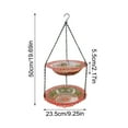 thumbnail image 3 of Steadline Double Layer Hanging Bird Feeder For Outdoor Use - Durable Plastic Seed Dispenser With Large Capacity Easy To Fill And Clean Garden Wildlife Attraction For Balcony And Patio, 3 of 6