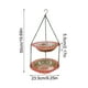 thumbnail image 3 of Comedero para Pájaros de Exterior, Comedero Colgante para Balcón con Diseño Fácil de Llenar y Limpiar, Plástico Duradero para Verduras, Comida y Baño de Pájaros., 3 of 6