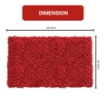 thumbnail image 3 of Home Weavers Jersey Shaggy Living Room Rug, Machine Washable Area Rugs, Rug For Living Room, Non Slip Runner Rugs, Kitchen Runner, Soft Foldable Indoor Floor Carpet, Easy To Clean, 5' x 8', Red, 3 of 3
