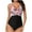 Pink, variant on TIHLMK Womens Bikini Swimsuits New Printed One-piece Swimsuit With Micro Elastic Suspender And Open Back Bikini Swimsuit Gift for Women