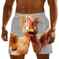 thumbnail image 4 of Pantalones de Cintura Elásticos con Cordón para Playa, Piscina, Gimnasio Y Desgaste Casual, Tela de Poliéster Ligera Y Transpirable, 4 of 5