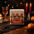 thumbnail image 6 of Halloween Ghost Wooden Tissue Holder, Style D, Cute Festive Tabletop Dispenser and Restaurant Decor, 6 of 7