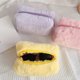 thumbnail image 1 of Plush Makeup Bag Lovely Soft Plush Fluffy Makeup Bag Fluffy Makeup Bag Portable Cosmetics Bag for Girls Light Purple, 1 of 3
