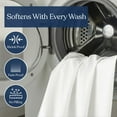 thumbnail image 3 of Delara King Organic Cotton Percale Pillowcase Set 2 Pack, 21"x36", 400 Thread Count, Soft Silky Breathable Bedding, GOTS Certified, Light Grey, 3 of 8