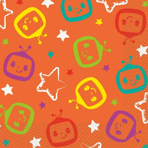 Cocomelon Birthday Paper Luncheon Napkins, 6.5in, 16ct