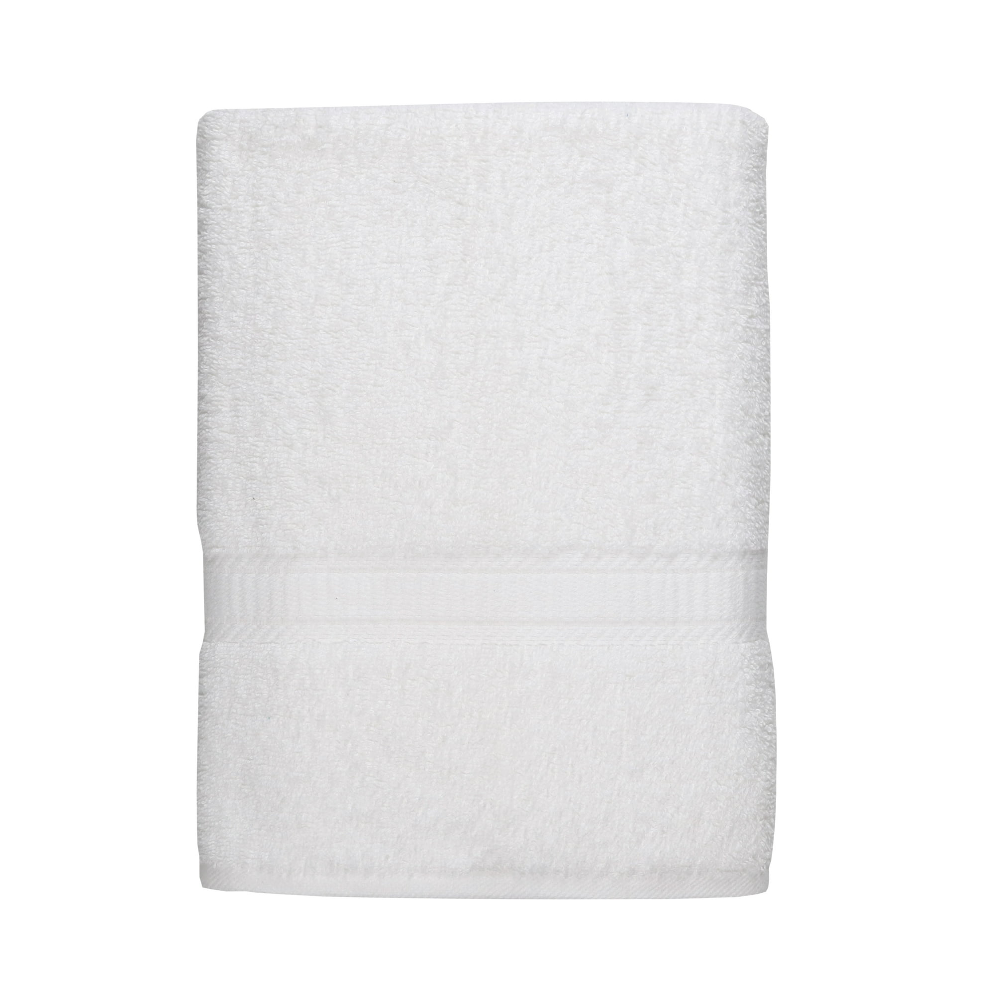 Mainstays Basic Bath Sheet, 100% Cotton, White