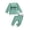a106-Light Green, variant on yboeqw Toddler Infant Boys Outfit Clothes 2Pcs Fall Graphic Long Sleeve Shirt Top Jogger Pant Set with Pockets Light Green,Size 3-6 Months