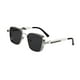 thumbnail image 4 of Gafas de sol cuadradas Gafas de sol Creative Modern Decor Modern Eyewear Eyeglasses de moda para viajes de compras al aire libre Lente plateada y gris, 4 of 8