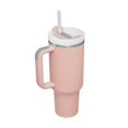 thumbnail image 1 of Taza Termo Portátil de Acero Inoxidable para Coche con Pajita 1.1L - 2L Rosa Claro, 1 of 1