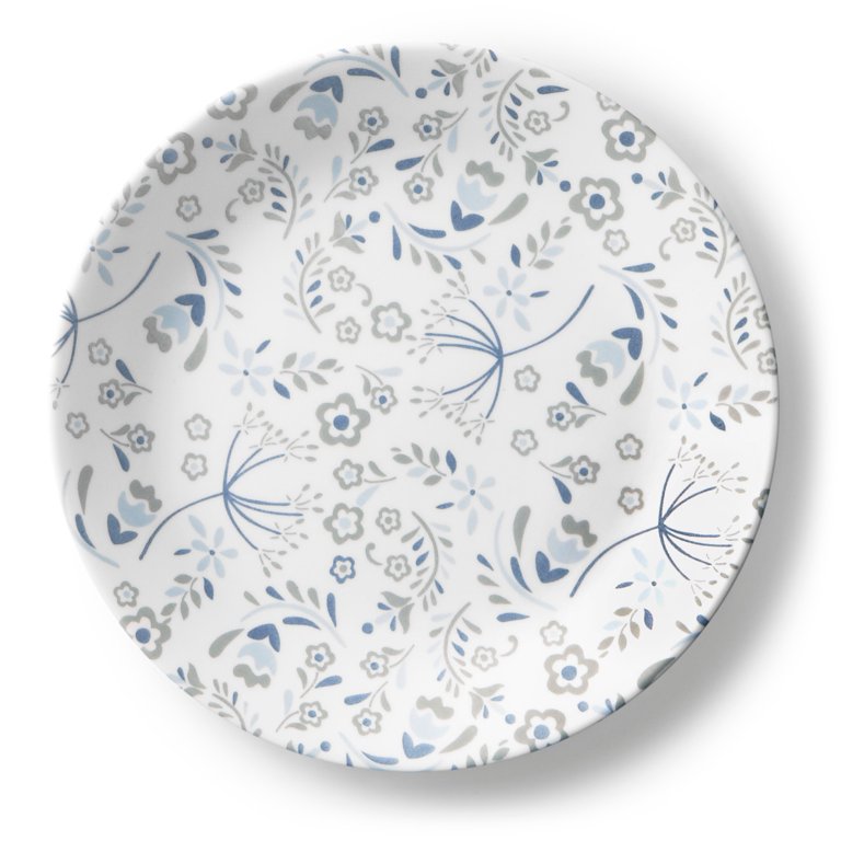 ❤️ Corelle GARDEN GETAWAY Choose: DINNER or LUNCH PLATE Black White Leaf  Vines