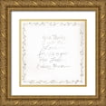 thumbnail image 1 of Shamp, Cindy 12x12 Gold Ornate Wood Framed with Double Matting Museum Art Print Titled - Give Thanks, 1 of 4
