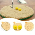 thumbnail image 1 of Tapete de golf para golpear, regalo para golfistas, tapete de búnker con 2 bolas, ayuda profesional para entrenar habilidades de golpeo en arena para, 1 of 8
