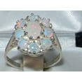 thumbnail image 2 of LBG 14k White Gold Natural Opal Womens Promise Ring - Size 5.5, 2 of 4
