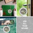 thumbnail image 5 of 3drose, Planet Jackalope Funny Mythical Creature Cute Rabbit, Circle Porcelain Ornament, 5 of 7