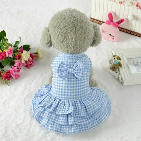 Cute Sweet Pet Puppy Dog Apparel Clothes Short Skirt Dress