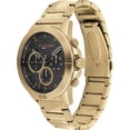 thumbnail image 2 of TOMMY HILFIGER 1791891 HARLEY DARK GREY DIAL GOLD BRACELET CHRONO MENS WATCH, 2 of 4