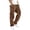 Z123-Coffee, variant on Hiking Pants Men Slim Fit Regular Fit Stretch Cropped Pants Slim Fit Dress Pants Tapered Work Cropped Trousers
