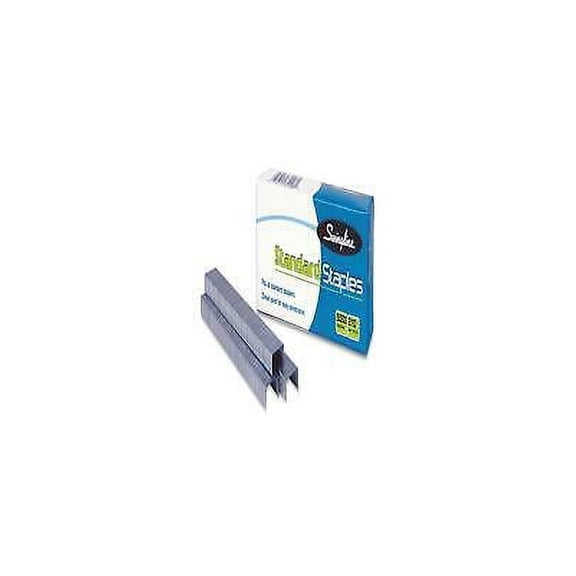 3PK SWI35108 S.F. 1 Standard Staples, 0.25" Leg, 0.5" Crown, Steel, 5,000/Box