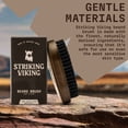 thumbnail image 3 of Striking Viking Beard Brush for Men – Boar Bristle, Beech Wood Handle, Natural Grooming Brush, 3 of 8