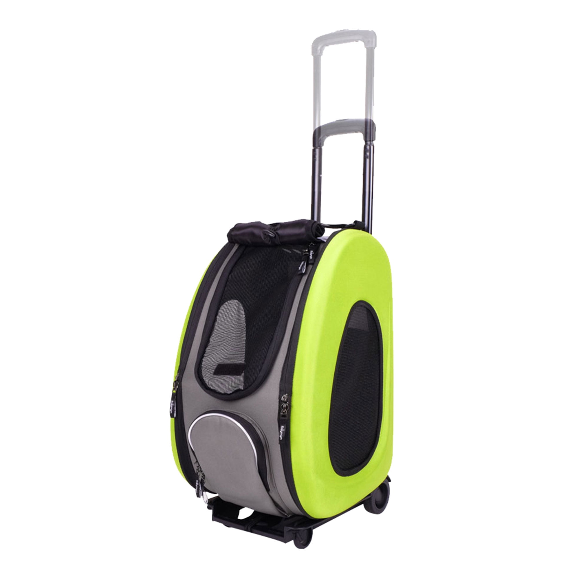 ibiyaya 5 in 1 EVA Convertible Foldable Small Pet Carrier Stroller Green Walmart