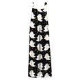 thumbnail image 5 of WTOBBY Women's Sleeveless Cotton Casual Jumpsuit featuring Halloween Print, Breathable and Lightweight for Warm Weather, Ideal for Relaxed Wear,BlackL, 5 of 5