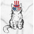 thumbnail image 2 of Cat Lovers Patriotic American Kitty Romper Boys or Girls Infant Baby Brisco Brands 24M, 2 of 6