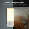 thumbnail image 4 of Pgyong Rechargeable Human Body Induction LED Magnetic Wardrobe Cabinet Bedside Corridor Light Two Colors Optional, 4 of 5